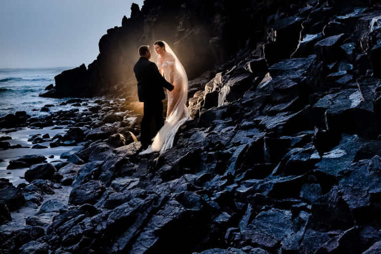 ecola state park wedding jos and tree photography