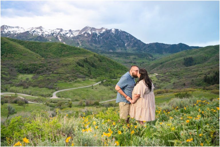 ogden valley engagement jessie and dallin photography