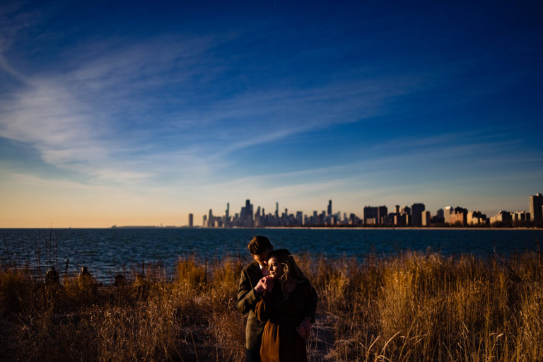 montrose harbor engagement henington studios photography