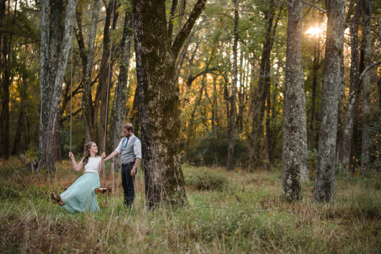 green omnivore farm engagement party of two photography