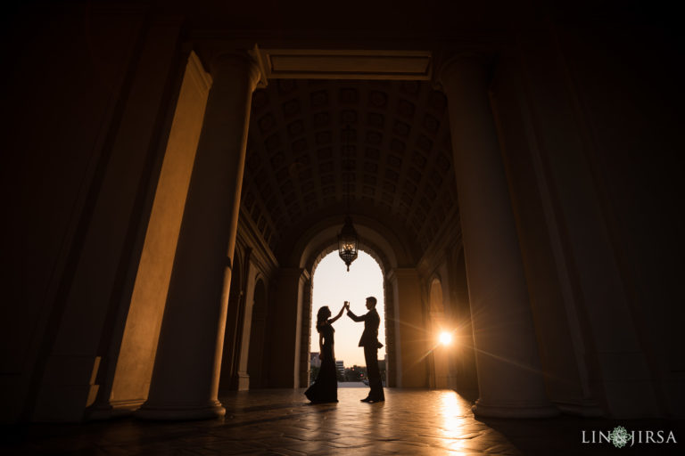 pasadena city hall engagement lin and jirsa photography