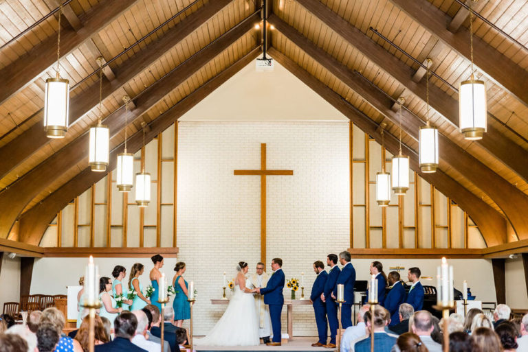 pleasant grove united methodist church wedding party of two photography