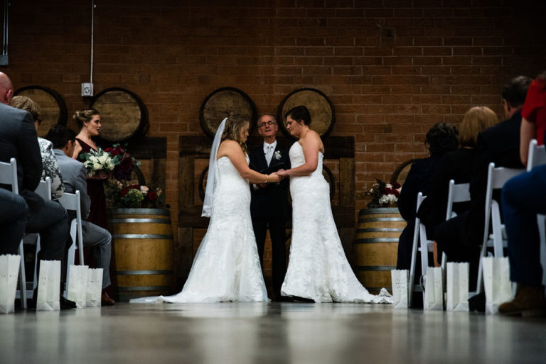 triple c barrel room wedding party of two photography