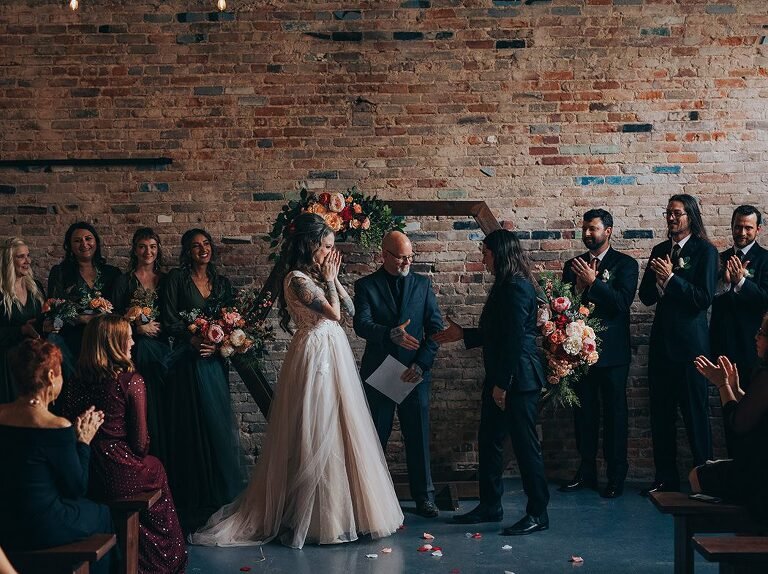 the eagle historic warehouse wedding tara arseven photography