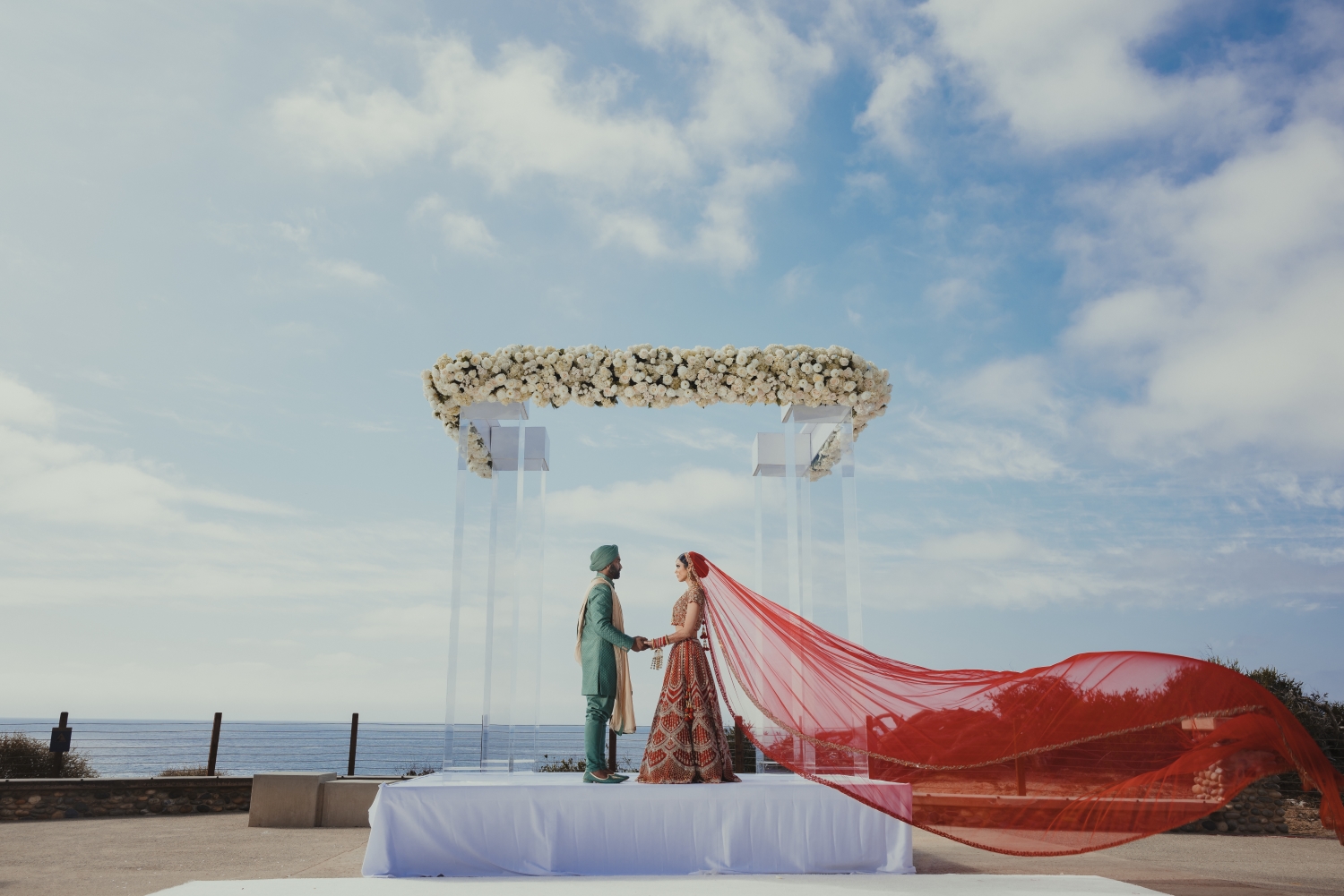 JR Alila Marea Beach Resort Encinitas California Sikh Wedding Photography