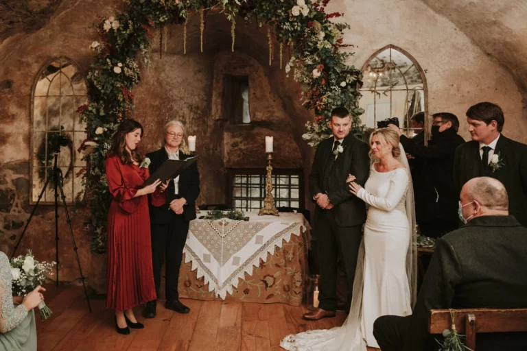 neidpath castle wedding bernadeta kupiec photography