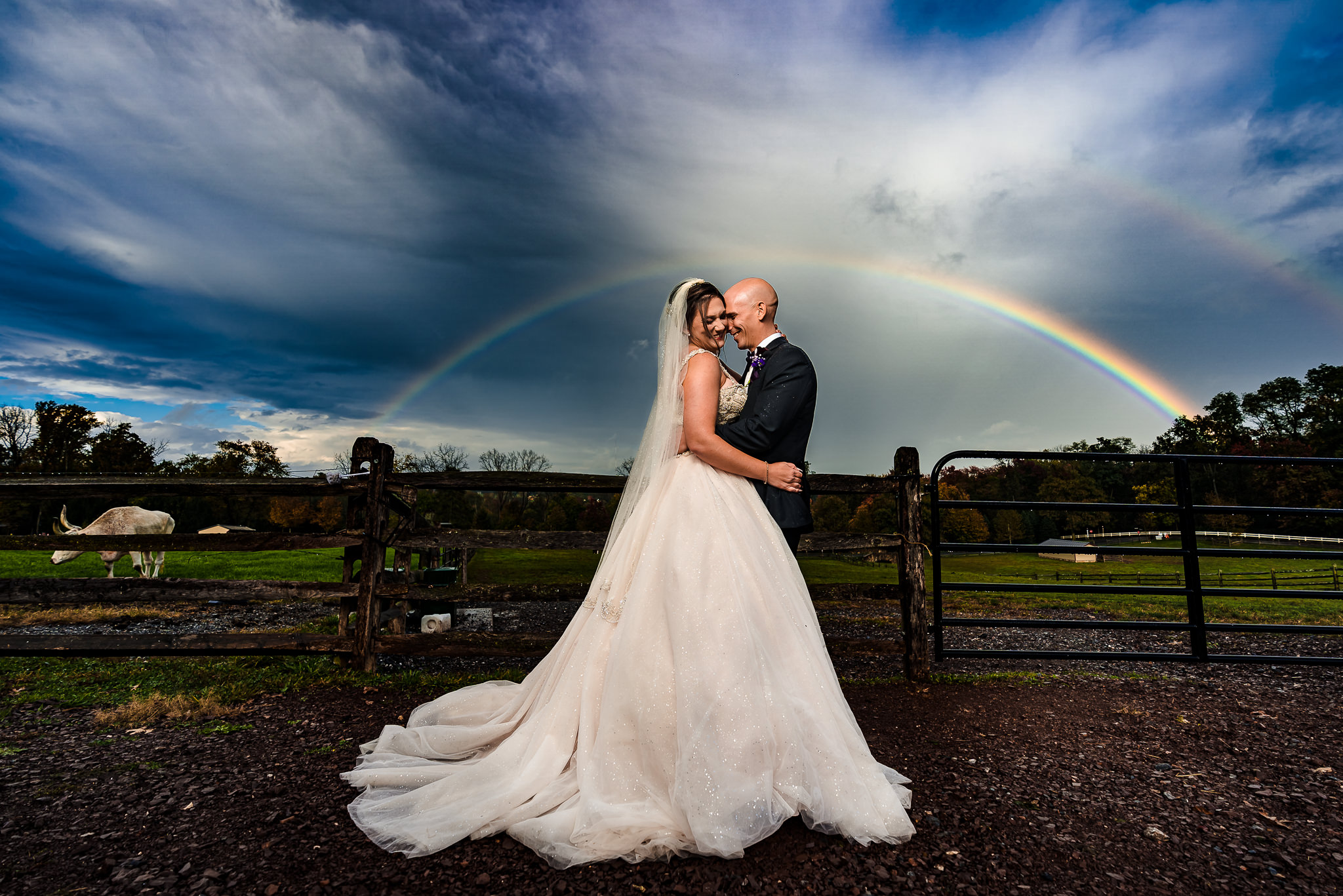 Tips and Ideas for Couples Portraits with Rainbows
