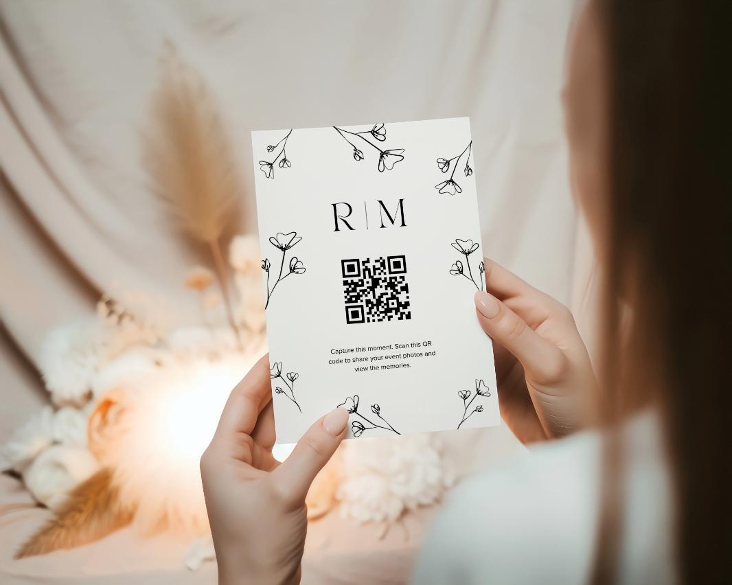 Using QR Codes for Wedding Photo Collection